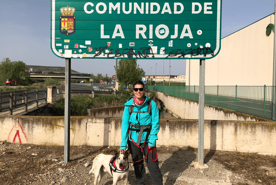 Camino de Santiago con perro. Etapa de Agés a Burgos