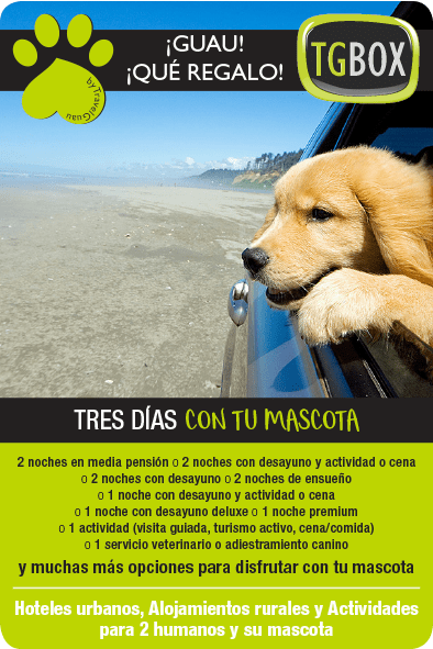 TGBOX cajas de experiencias para humanos y mascotas tres días
